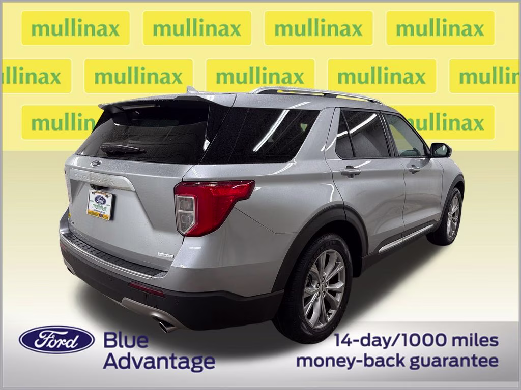 2020 Iconic Silver Metallic Ford Explorer Limited RWD SUV