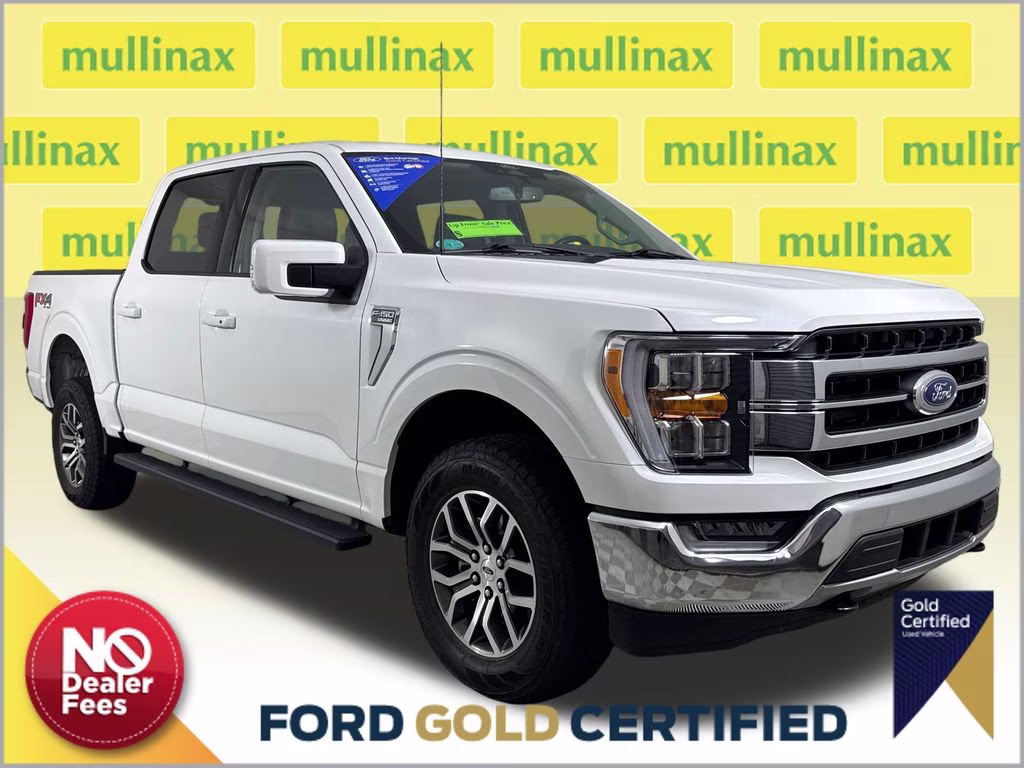 2022 White Metallic Ford F-150 Lariat 4X4 Truck