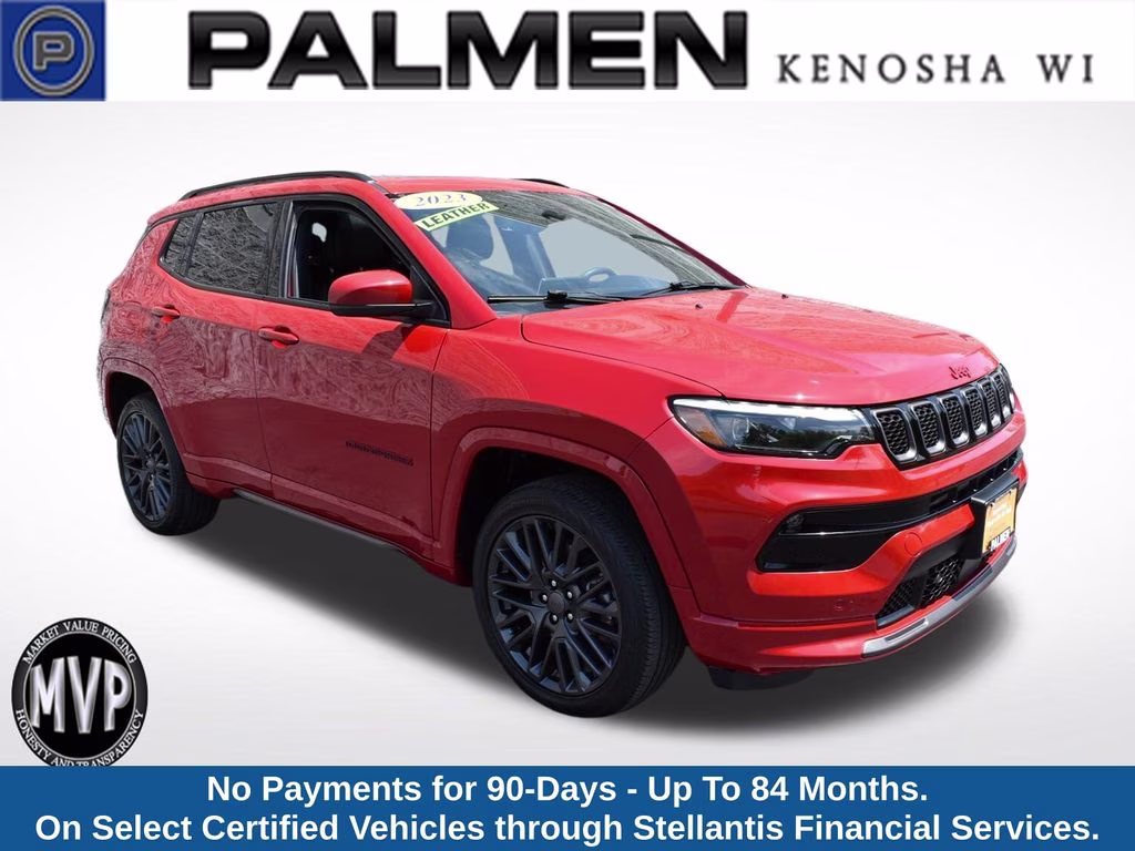 2023 Redline Pearlcoat Jeep Compass Limited 4X4 SUV