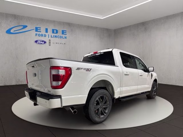 2023 Star White Metallic Tri-Coat Ford F-150 Lariat 4X4 Truck