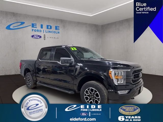 2023 Agate Black Metallic Ford F-150 XLT 4X4 Truck