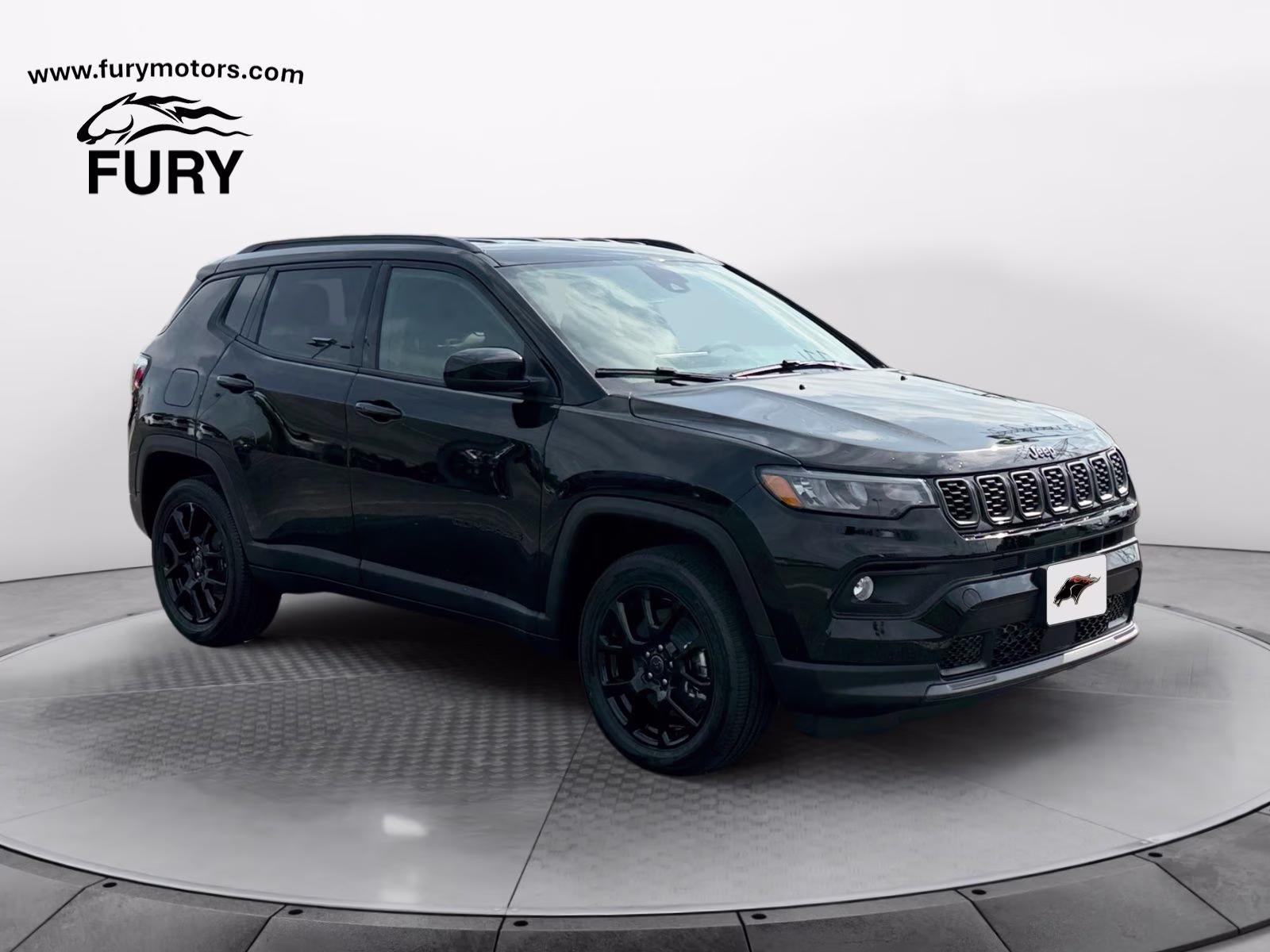 2026 Diamond Black Crystal Pearlcoat Jeep Compass Latitude 4X4 SUV
