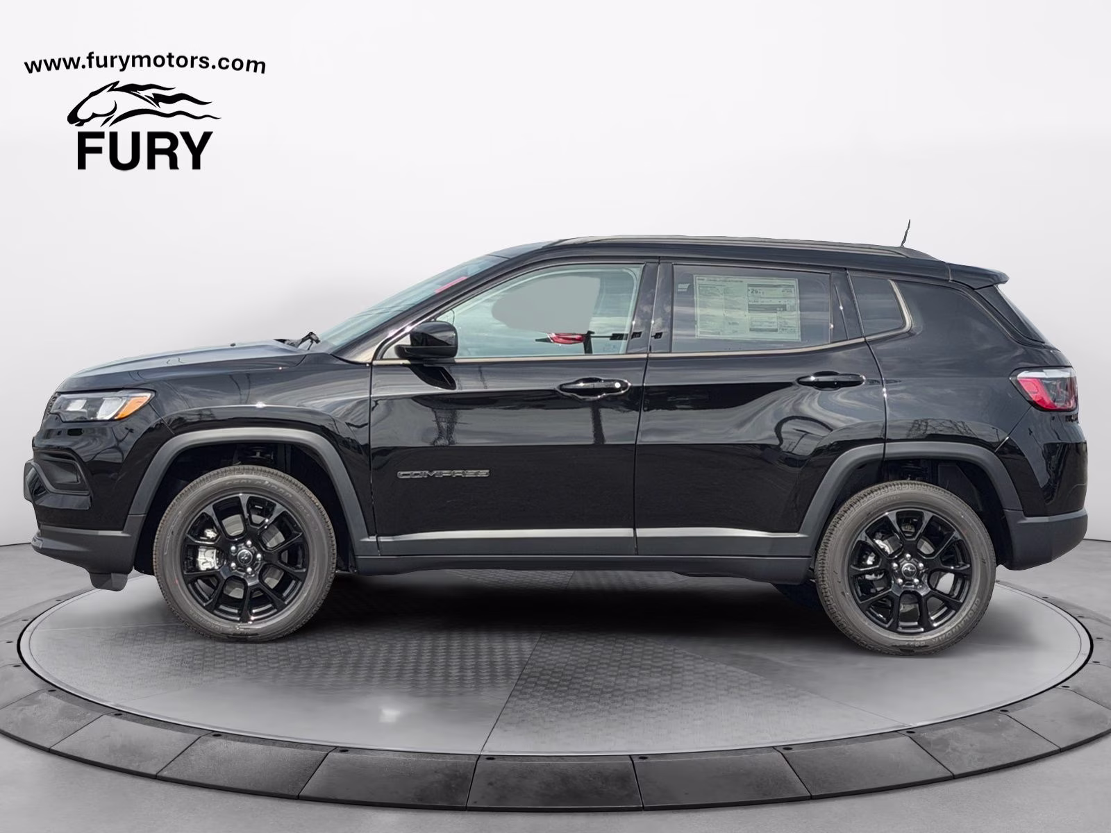 2026 Diamond Black Crystal Pearlcoat Jeep Compass Latitude 4X4 SUV
