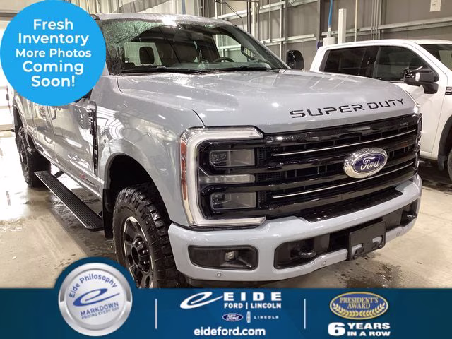 2025 Glacier Gray Met Tri-Coat Ford Super Duty F-250 SRW Platinum 4X4 Truck