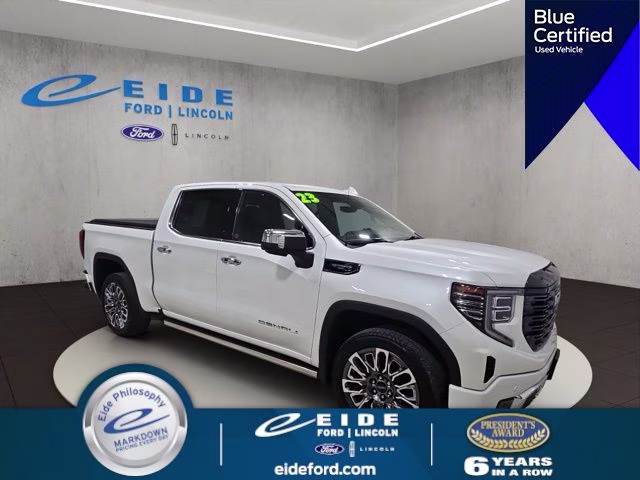 2023 White Frost Tricoat GMC Sierra 1500 Denali Ultimate 4X4 Truck
