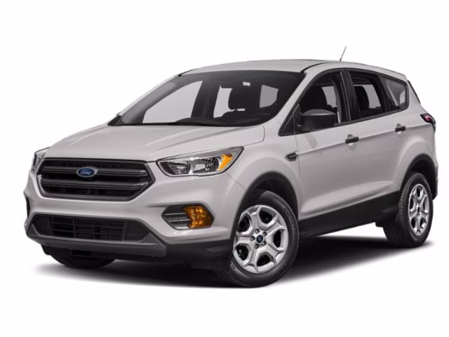 2019 White Platinum Ford Escape SEL FWD SUV