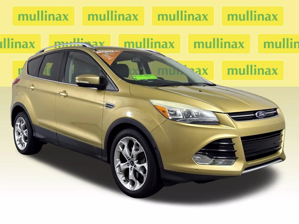 2014 Karat Gold Ford Escape Titanium FWD SUV