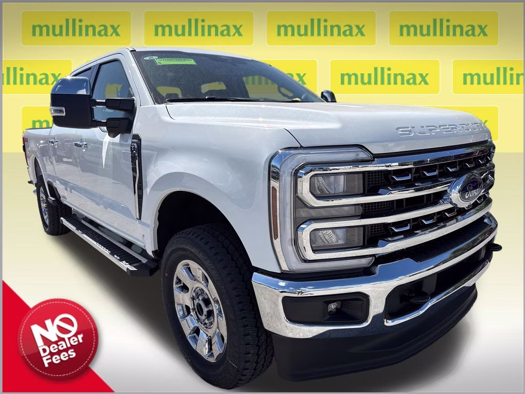 2026 Star White Metallic Tri-Coat Ford Super Duty F-250 SRW Lariat 4X4 Truck