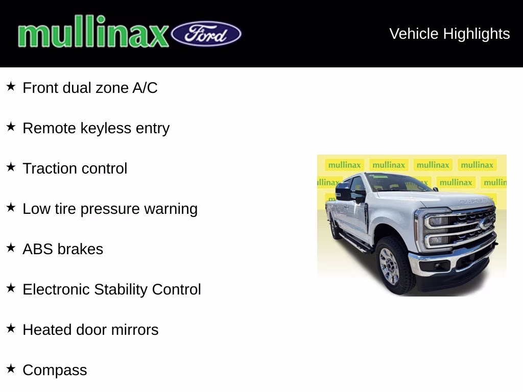 2026 Star White Metallic Tri-Coat Ford Super Duty F-250 SRW Lariat 4X4 Truck