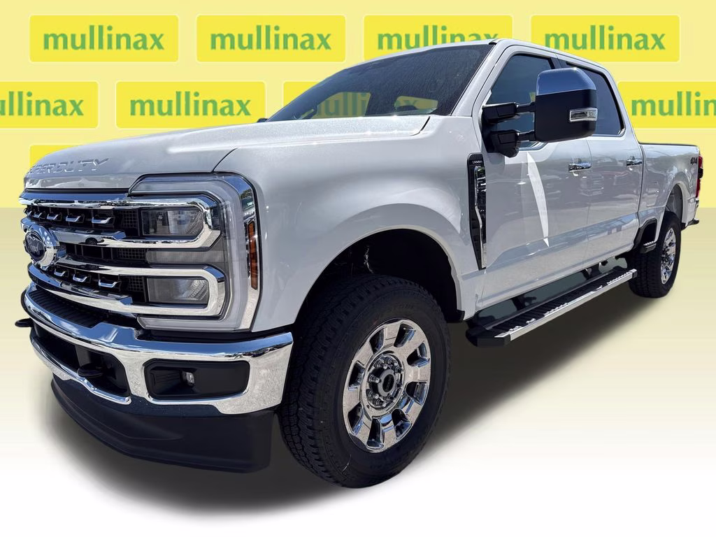 2026 Star White Metallic Tri-Coat Ford Super Duty F-250 SRW Lariat 4X4 Truck