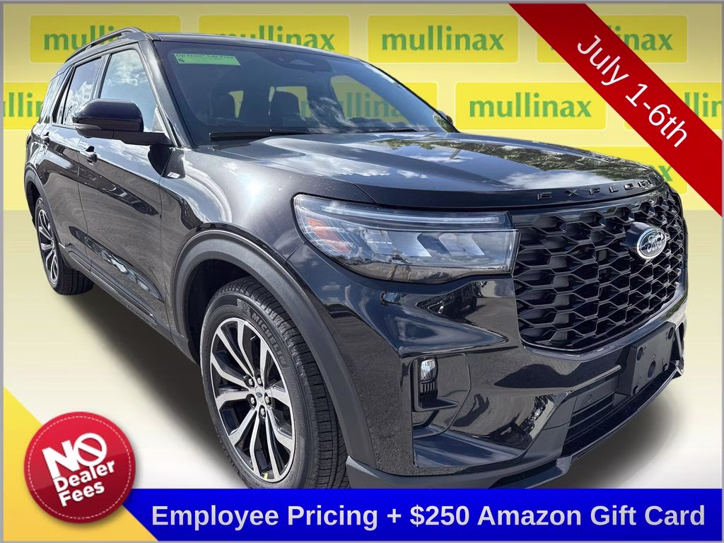 2026 Agate Black Metallic Ford Explorer ST-Line RWD SUV