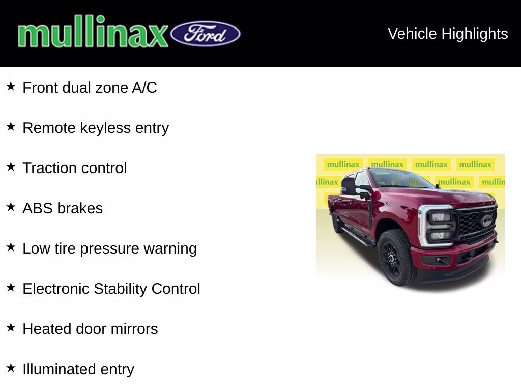 2026 Ruby Red Metallic Tinted Clearcoat Ford Super Duty F-250 SRW Lariat 4X4 Truck