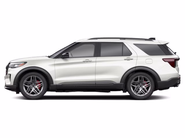 2025 White Metallic Ford Explorer ST 4X4 SUV