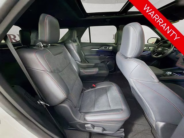 2025 White Metallic Ford Explorer ST 4X4 SUV