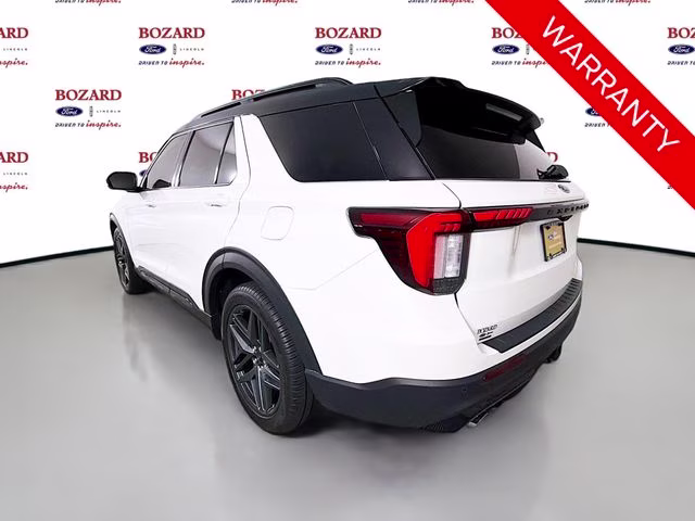 2025 White Metallic Ford Explorer ST 4X4 SUV