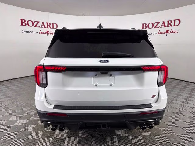 2025 White Metallic Ford Explorer ST 4X4 SUV
