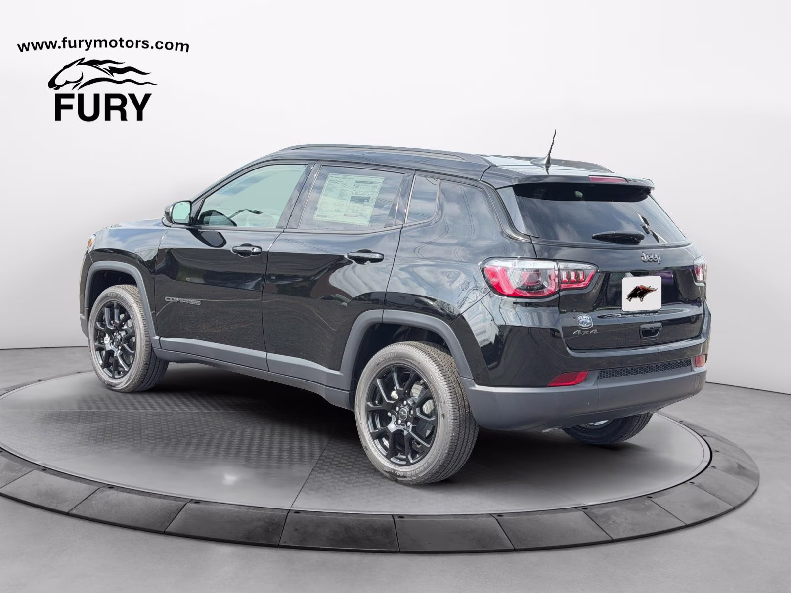2026 Diamond Black Crystal Pearlcoat Jeep Compass Latitude 4X4 SUV