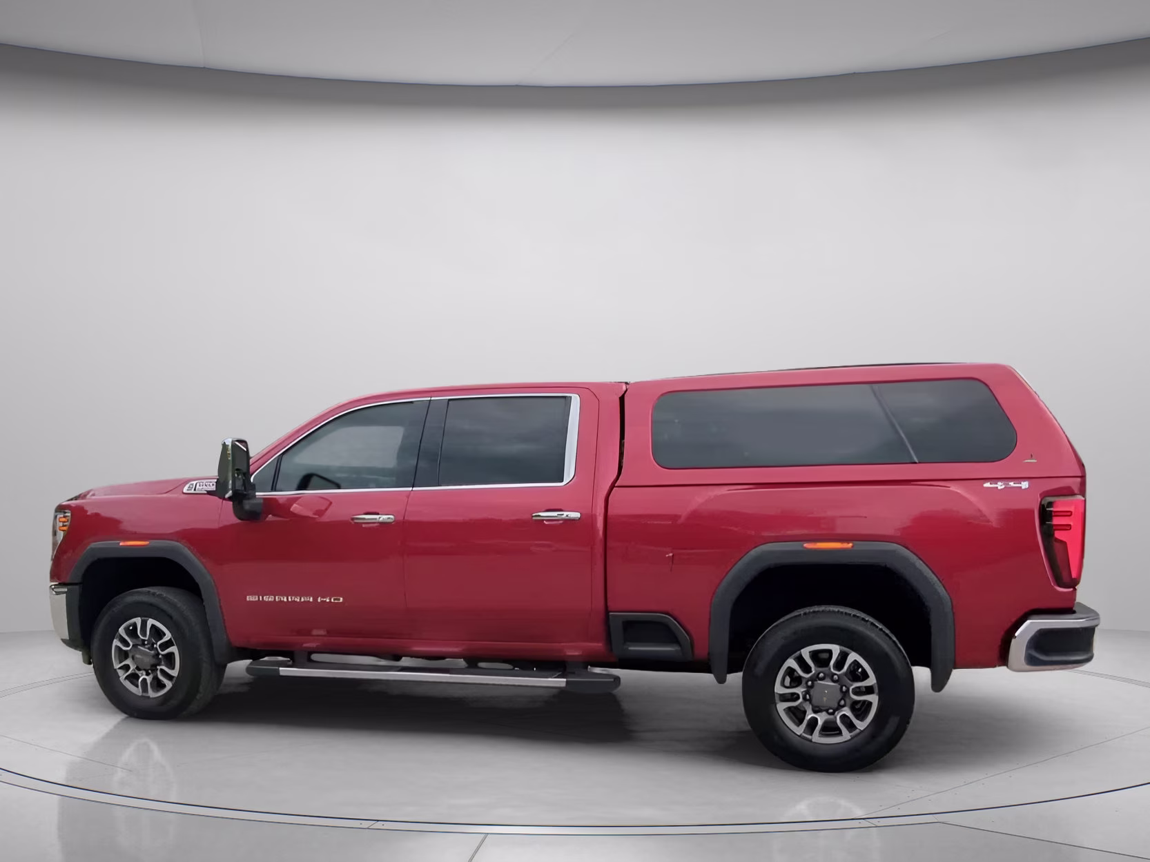 2024 Volcanic Red Tintcoat GMC Sierra 2500HD SLT Crew Cab Pickup 4X4 Truck