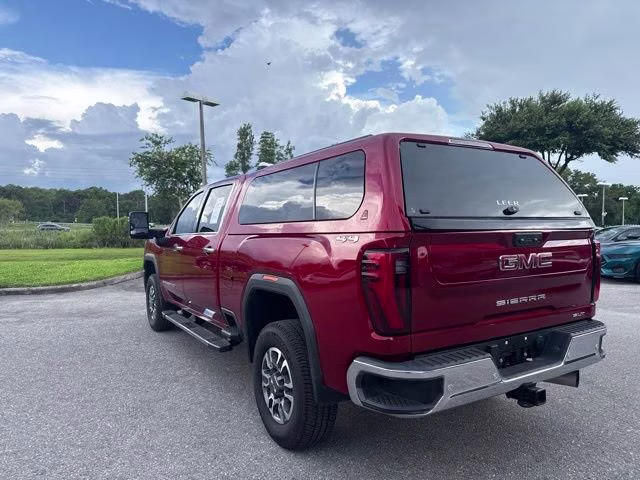 2024 Volcanic Red Tintcoat GMC Sierra 2500HD SLT Crew Cab Pickup 4X4 Truck