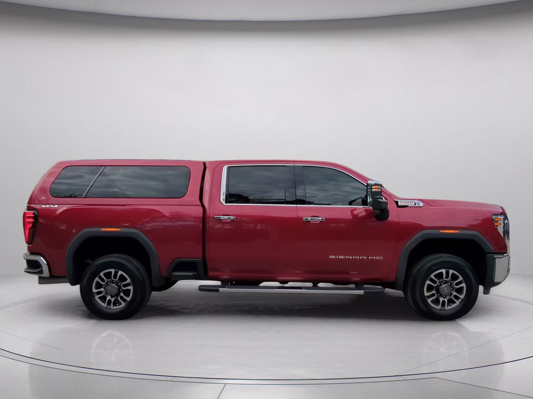 2024 Volcanic Red Tintcoat GMC Sierra 2500HD SLT Crew Cab Pickup 4X4 Truck