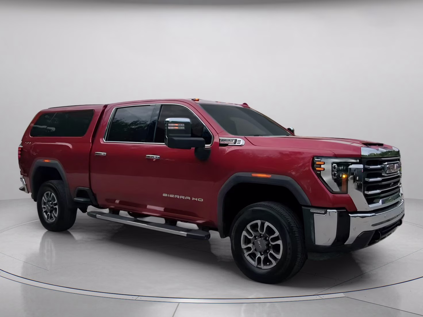 2024 Volcanic Red Tintcoat GMC Sierra 2500HD SLT Crew Cab Pickup 4X4 Truck