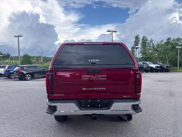 2024 Volcanic Red Tintcoat GMC Sierra 2500HD SLT Crew Cab Pickup 4X4 Truck