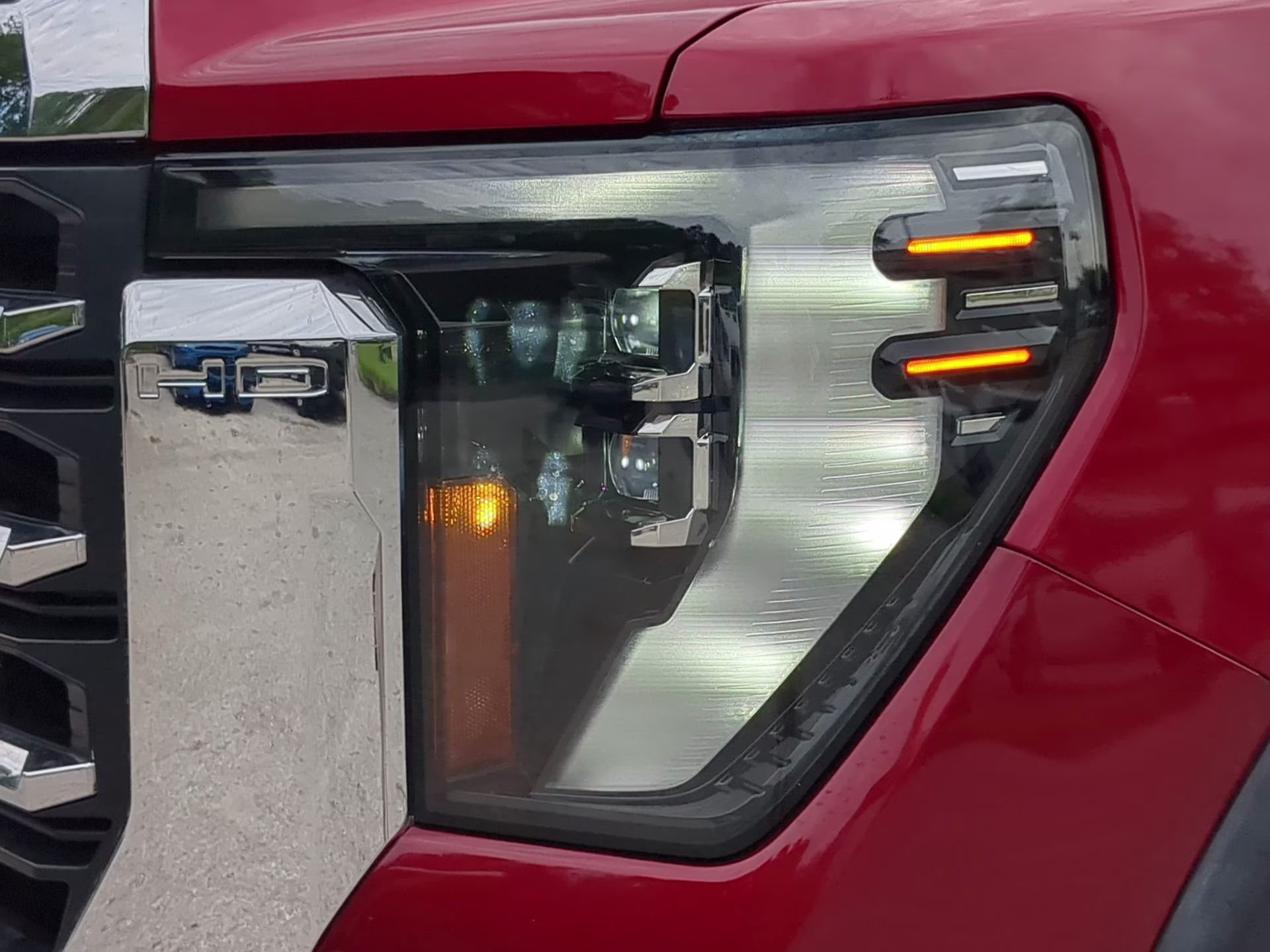 2024 Volcanic Red Tintcoat GMC Sierra 2500HD SLT Crew Cab Pickup 4X4 Truck