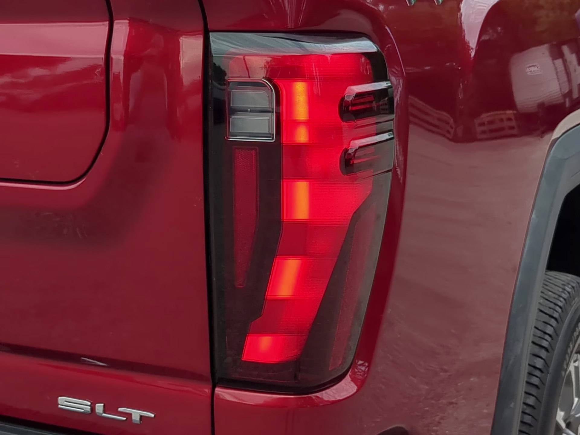 2024 Volcanic Red Tintcoat GMC Sierra 2500HD SLT Crew Cab Pickup 4X4 Truck