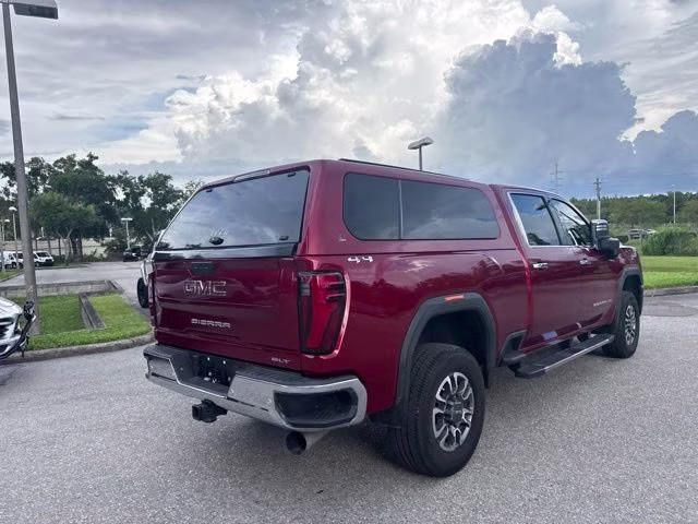 2024 Volcanic Red Tintcoat GMC Sierra 2500HD SLT Crew Cab Pickup 4X4 Truck