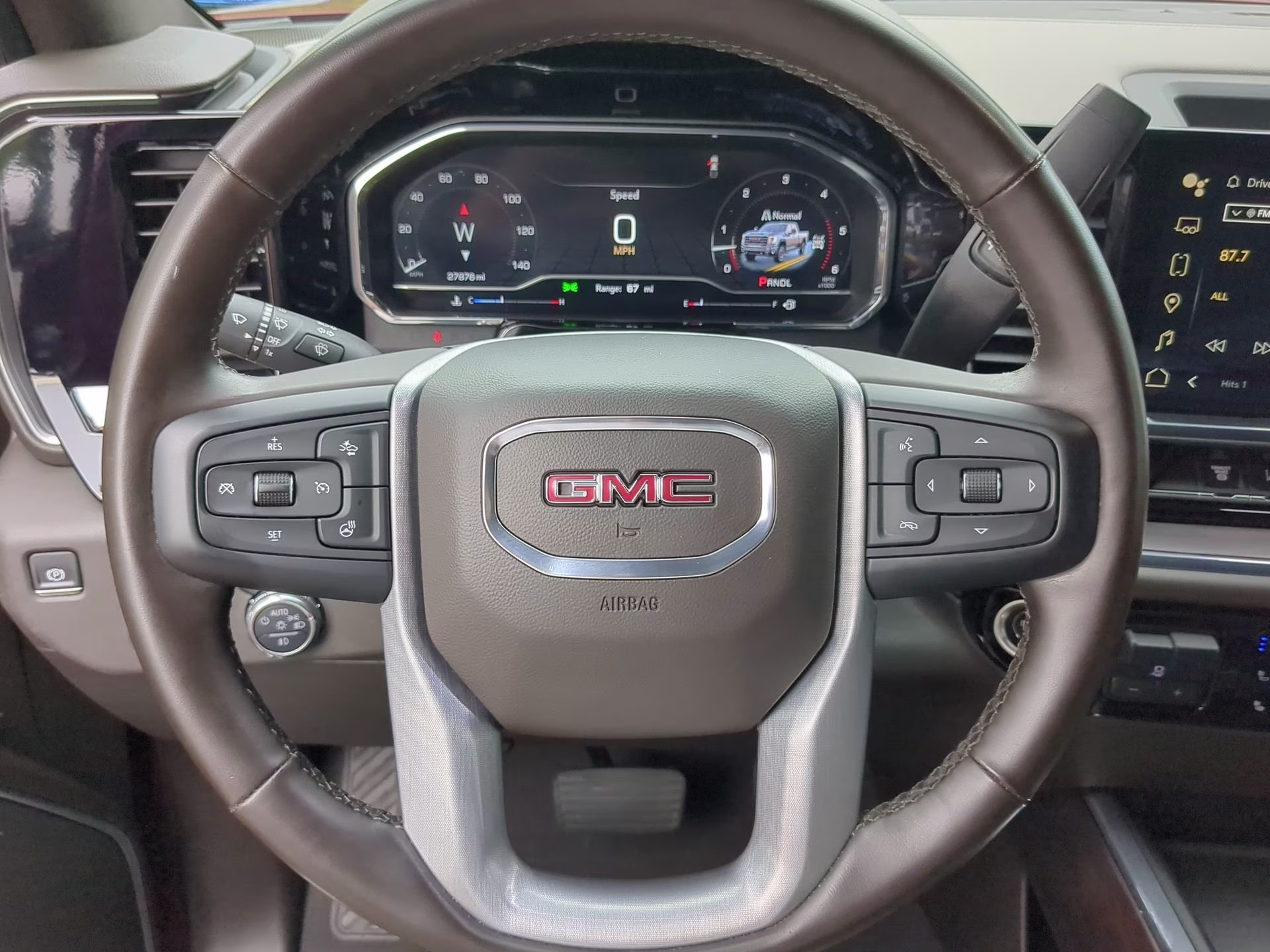 2024 Volcanic Red Tintcoat GMC Sierra 2500HD SLT Crew Cab Pickup 4X4 Truck