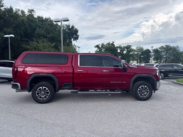 2024 Volcanic Red Tintcoat GMC Sierra 2500HD SLT Crew Cab Pickup 4X4 Truck