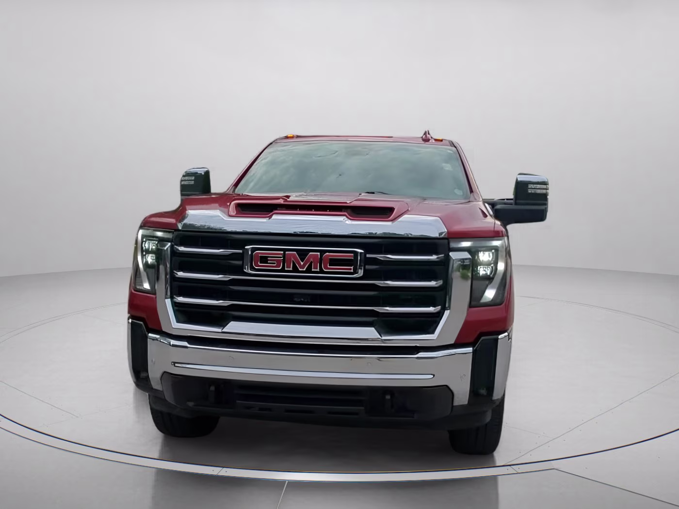 2024 Volcanic Red Tintcoat GMC Sierra 2500HD SLT Crew Cab Pickup 4X4 Truck