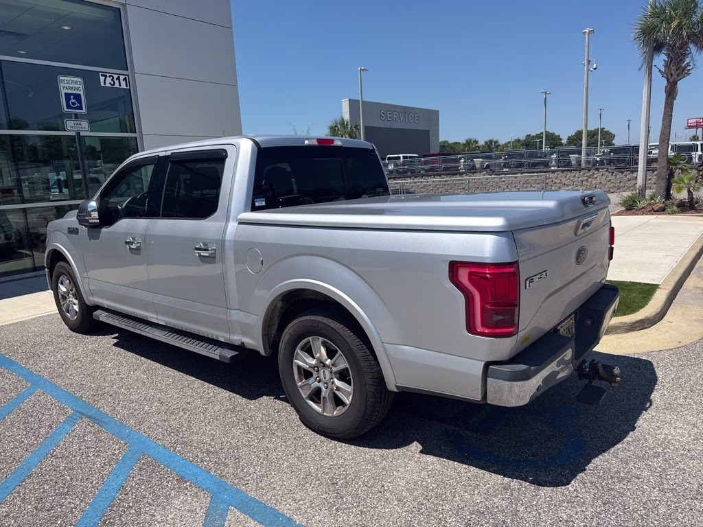 2015 Ingot Silver Metallic Ford F-150 Lariat RWD Truck