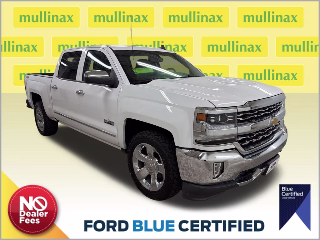 2018 Summit White Chevrolet Silverado 1500 LTZ 4X4 Truck