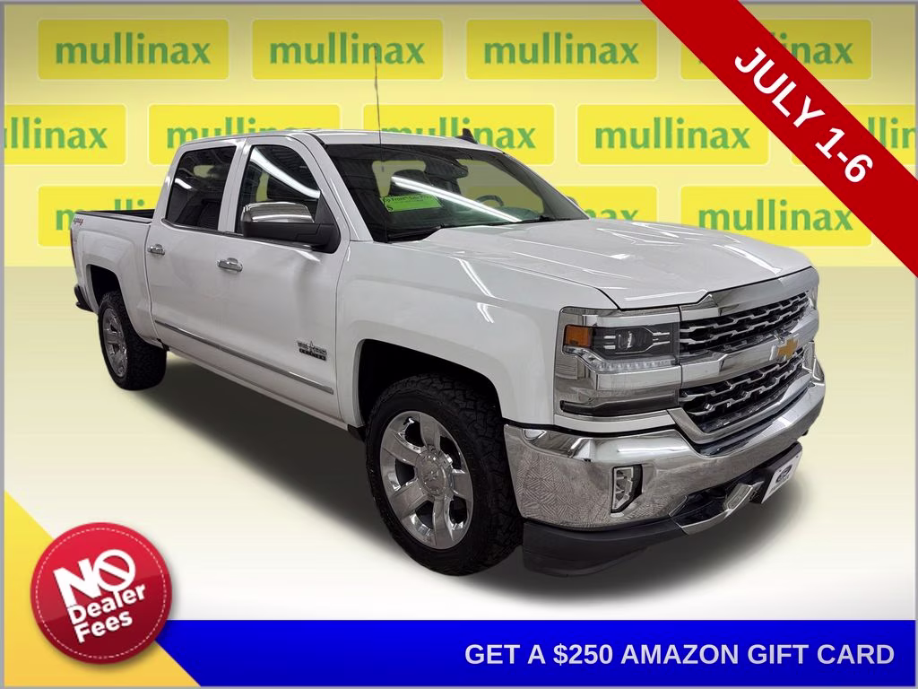 2018 Summit White Chevrolet Silverado 1500 LTZ 4X4 Truck