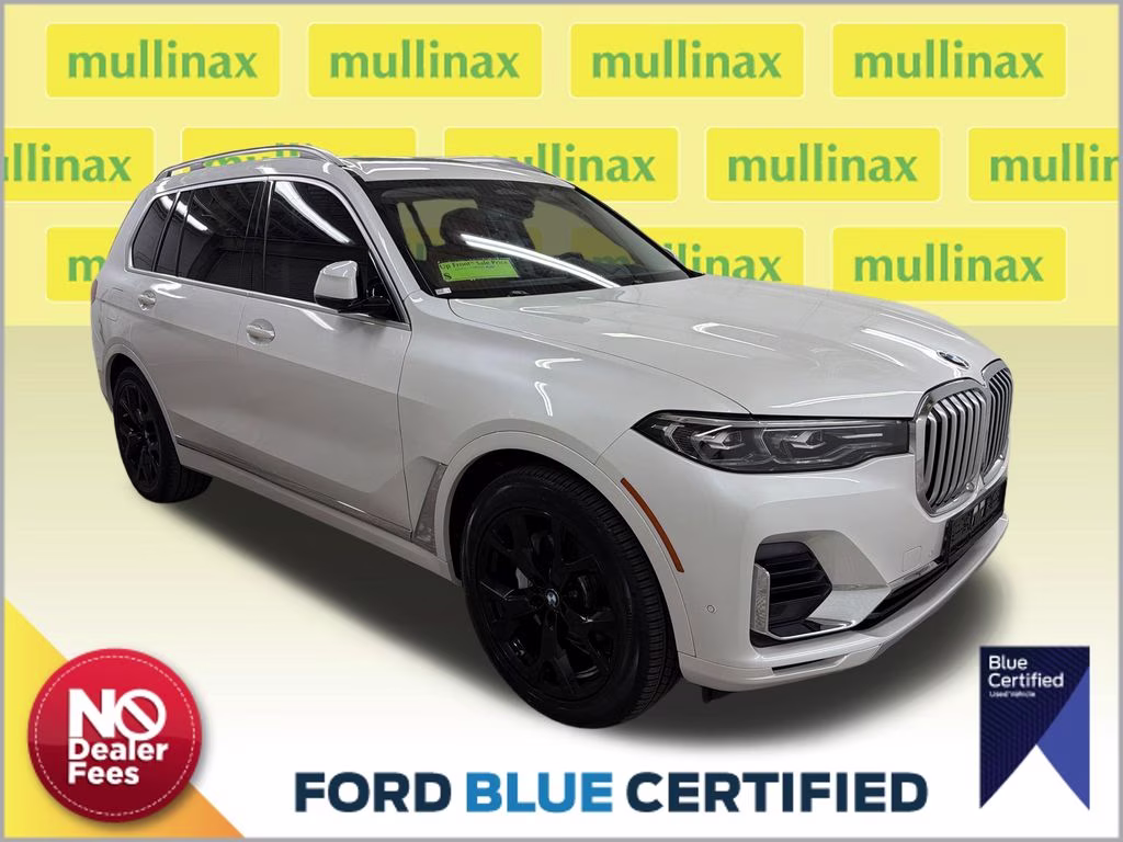 2021 Mineral White Metallic BMW X7 xDrive40i AWD SUV