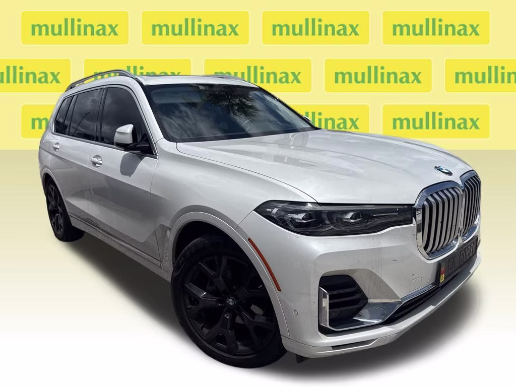 2021 White Metallic BMW X7 xDrive40i AWD SUV