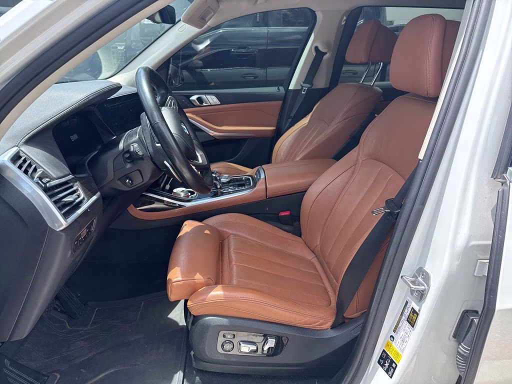 2021 White Metallic BMW X7 xDrive40i AWD SUV
