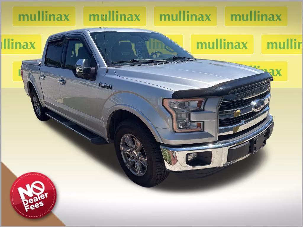 2015 Ingot Silver Metallic Ford F-150 Lariat RWD Truck