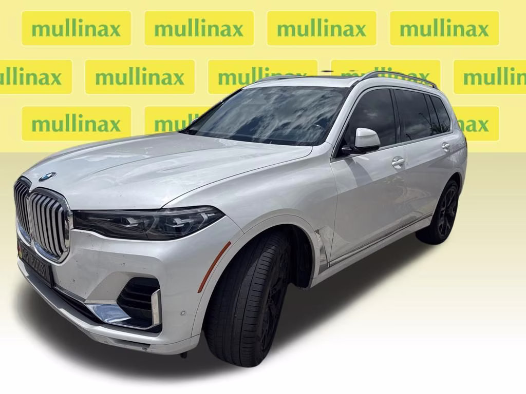 2021 White Metallic BMW X7 xDrive40i AWD SUV