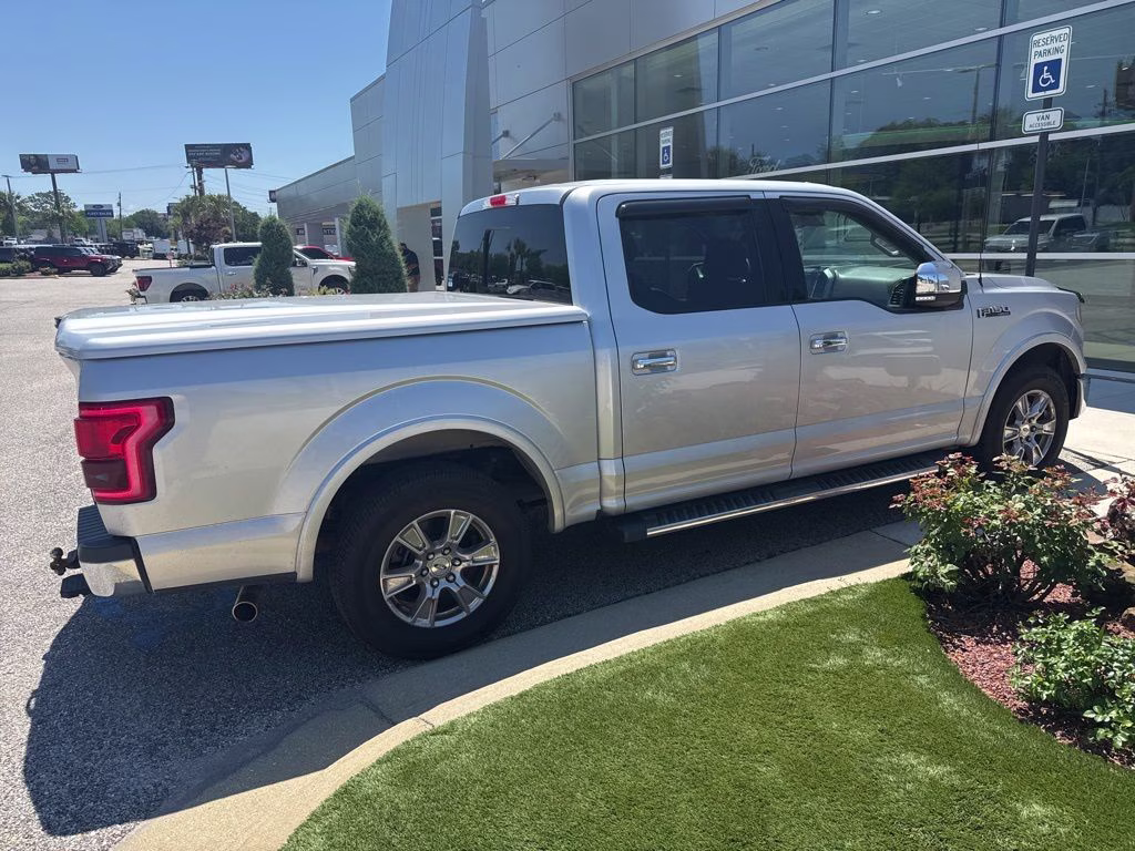 2015 Ingot Silver Metallic Ford F-150 Lariat RWD Truck