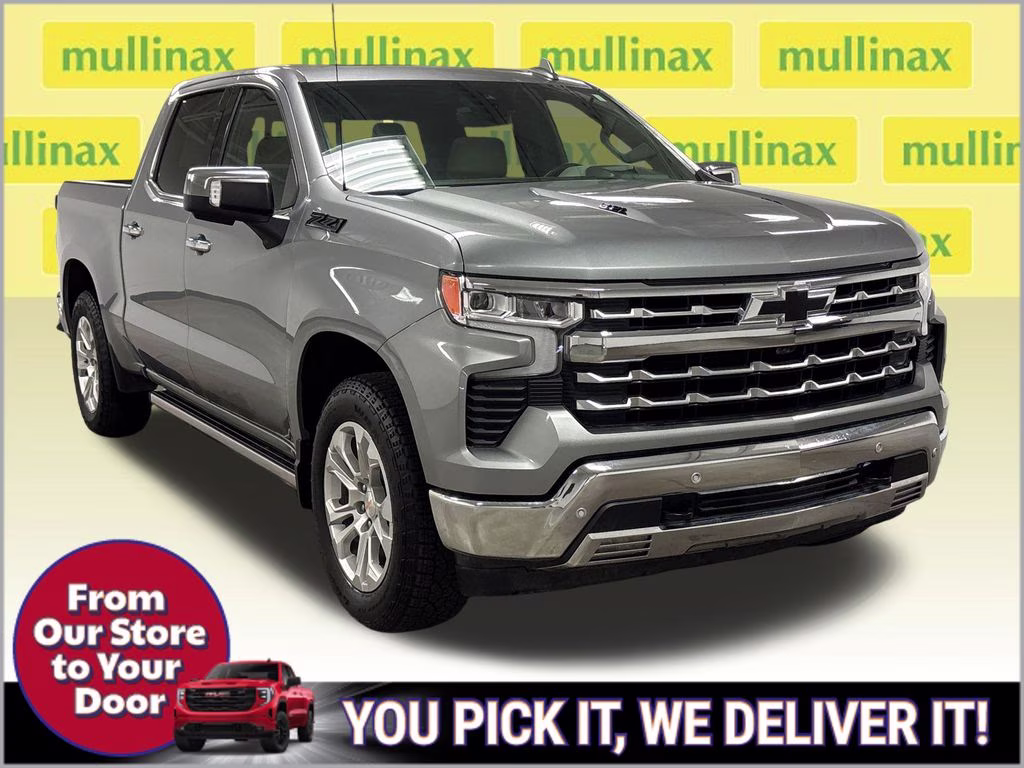 2025 Sterling Gray Metallic Chevrolet Silverado 1500 LTZ 4X4 Truck
