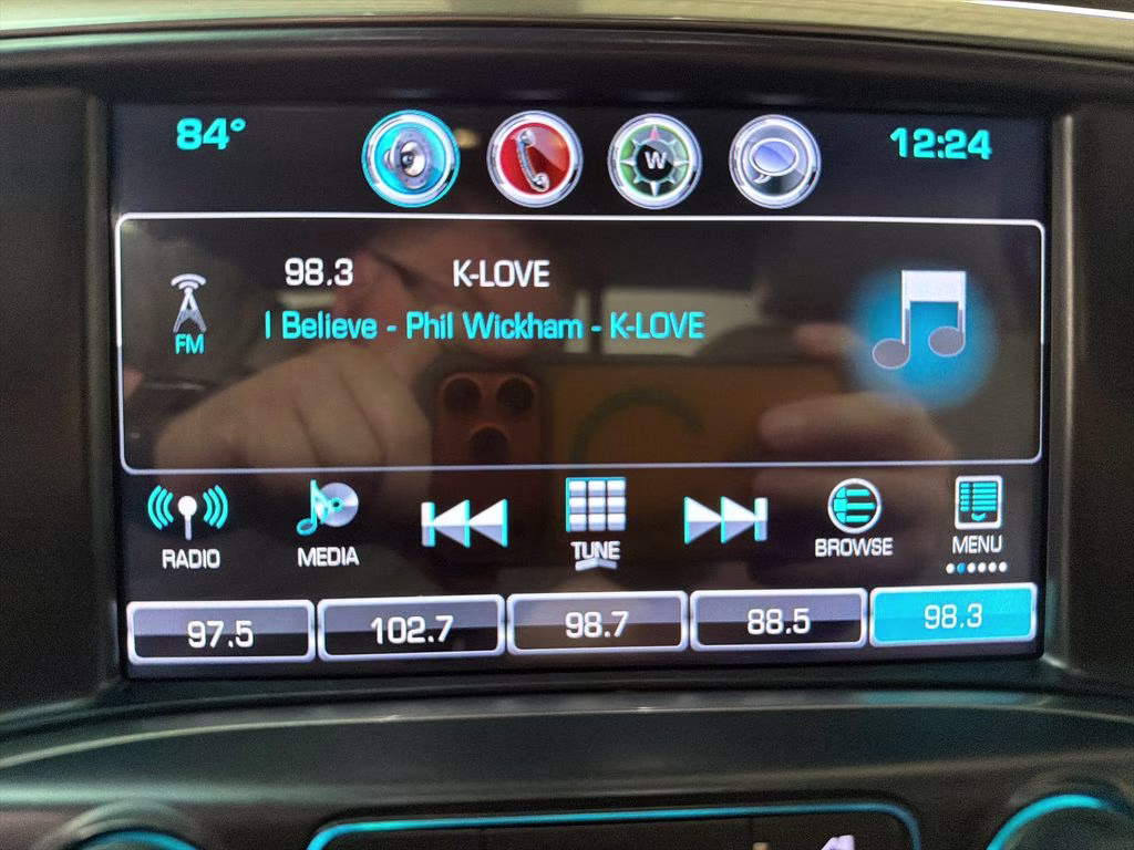 2018 Summit White Chevrolet Silverado 1500 LTZ 4X4 Truck