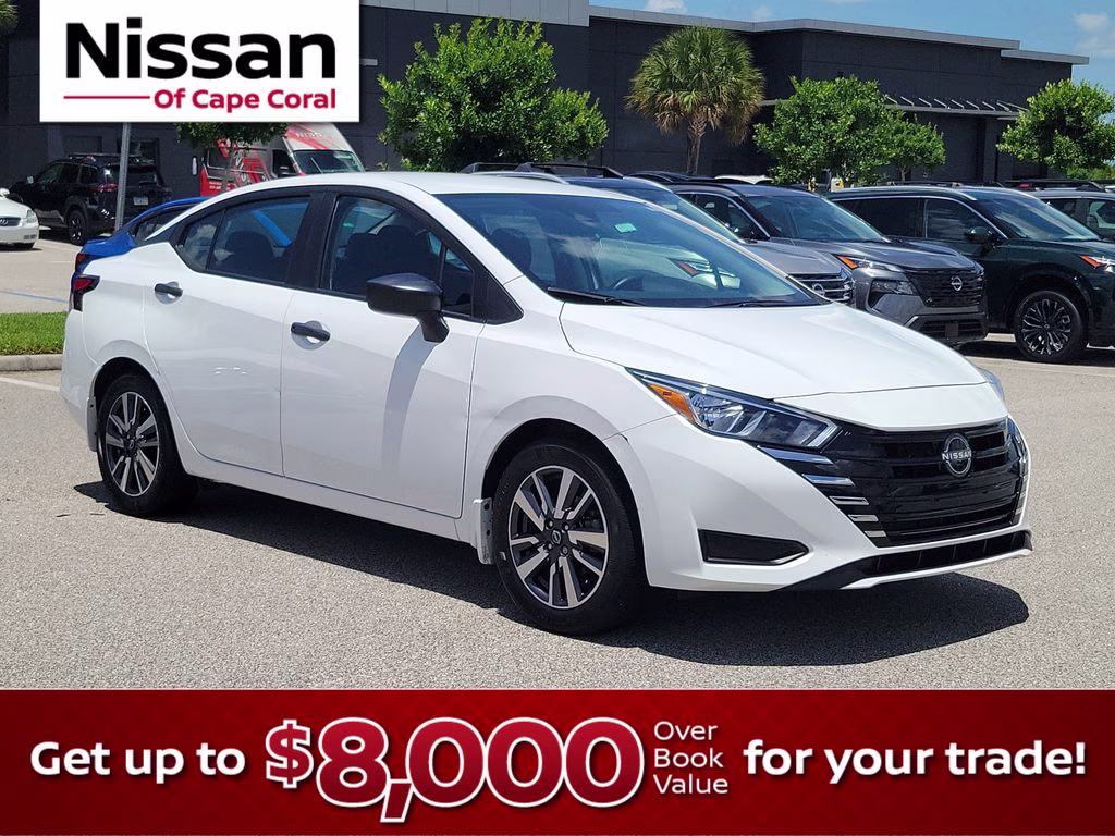 2024 Fresh Powder Nissan Versa 1.6 S FWD Sedan