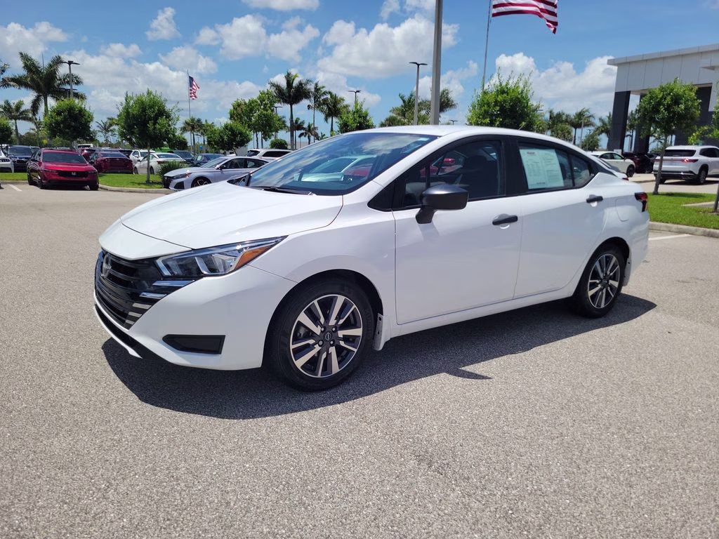 2024 Fresh Powder Nissan Versa 1.6 S FWD Sedan