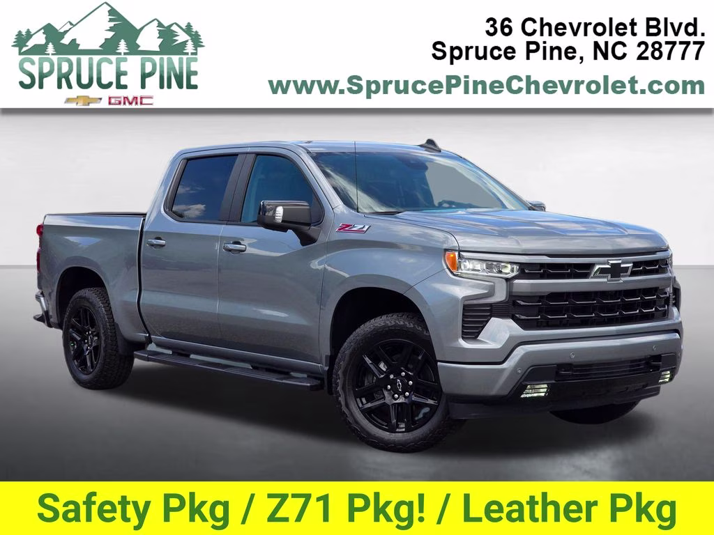 2026 Sterling Gray Metallic Chevrolet Silverado 1500 RST 4X4 Truck