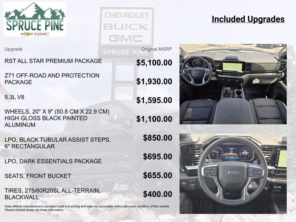 2026 Sterling Gray Metallic Chevrolet Silverado 1500 RST 4X4 Truck