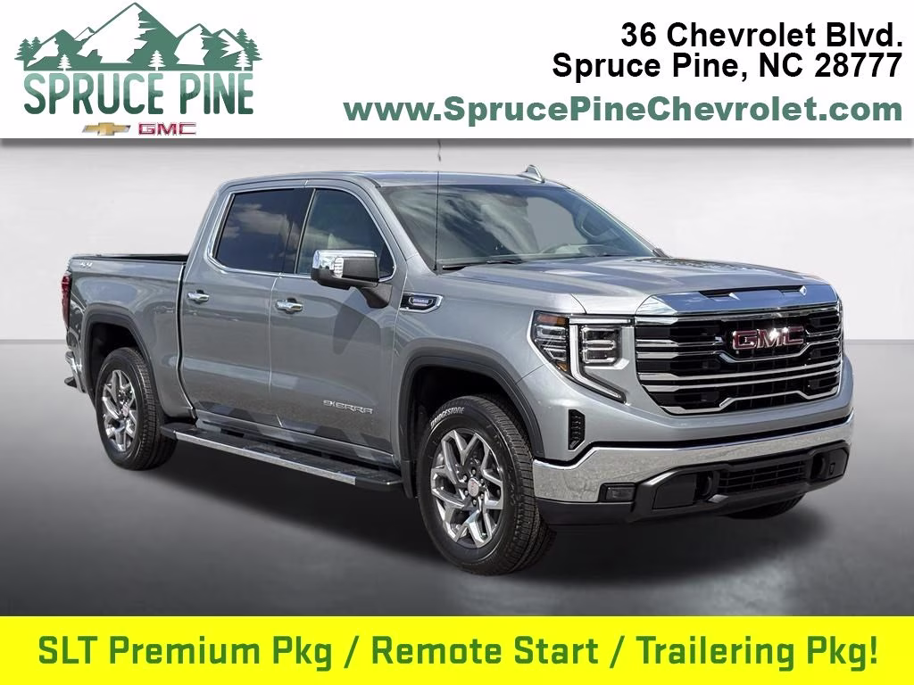 2026 Sterling Metallic GMC Sierra 1500 SLT 4X4 Truck