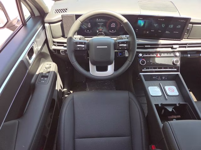 2026 Serenity White Hyundai Santa Fe Hybrid SEL AWD SUV