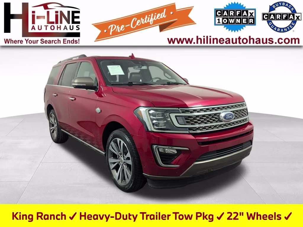 2021 Red Metallic Ford Expedition King Ranch RWD SUV